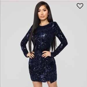 ✨ Fashion Nova Heard It In A Love Song Sequin Mini Dress | NWT ✨